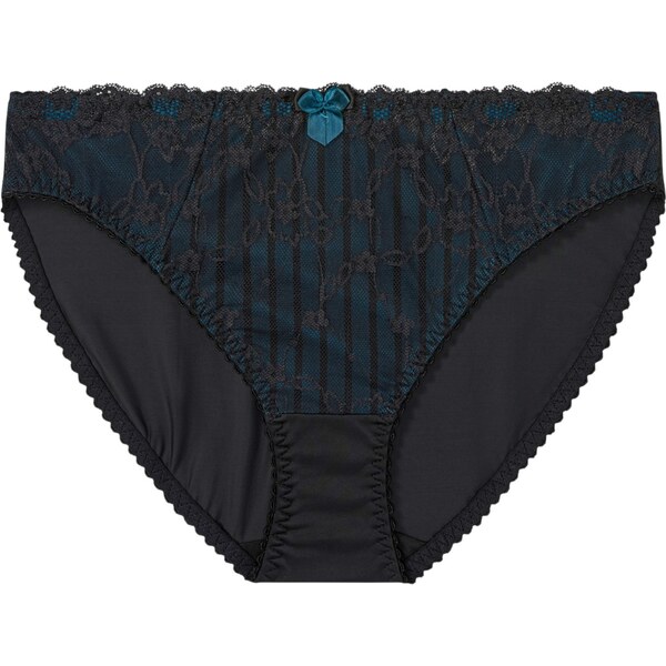 bonprix Nohavičky s jemnou čipkou, farba čierna 44732630