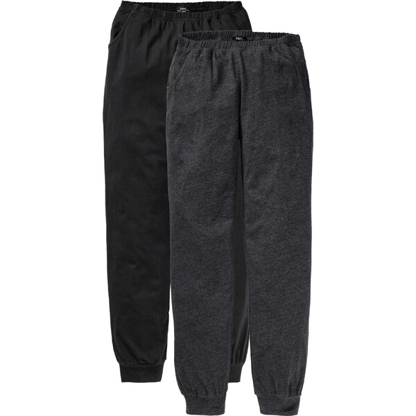 bonprix Pyžamové nohavice (2ks), farba šedá 44799067