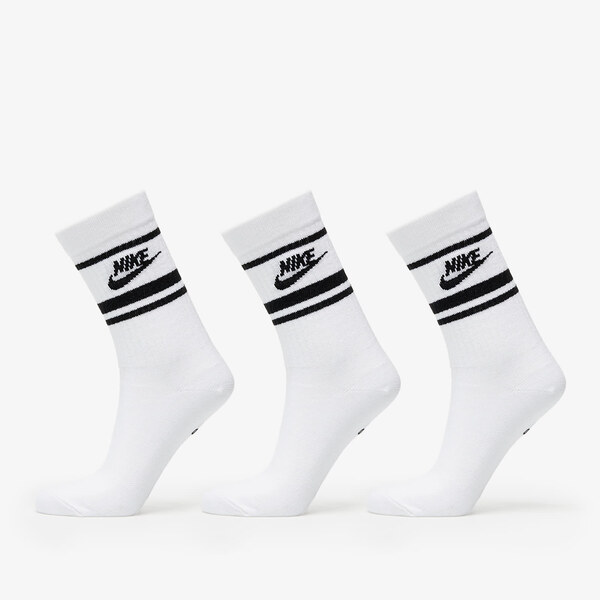 Nike NSW Everyday Essential Crew Socks 3-Pack White/ Black/ Black S 55296812
