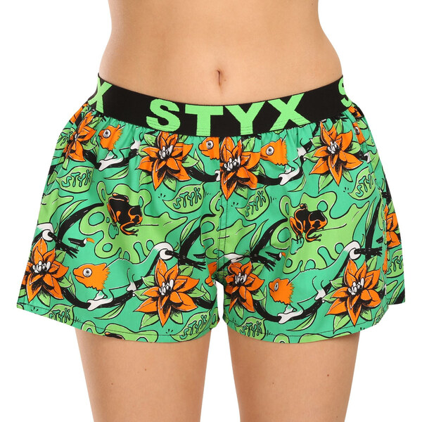 3PACK dámske trenky Styx art športová guma viacfarebné (3T15782) 47750828