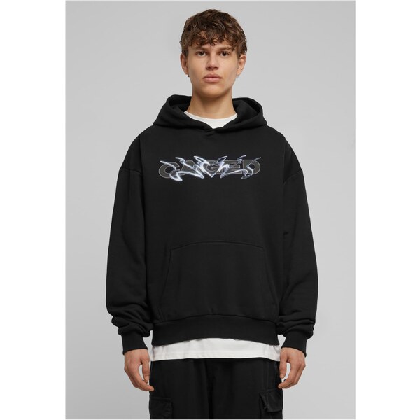 Mister Tee Mens Cagedchrome Ultra Heavy Oversize Sweatshirt Black 56466487