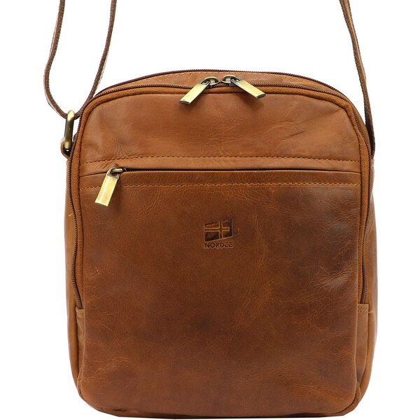 Kožená taška na rameno Nordee MSD-03 GM07 47760461
