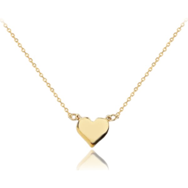 OLIVIE Zlatý náhrdelník so srdiečkom Au 585/1000 66386227