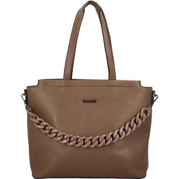 Coveri World Dámska kabelka cez plece svetlohnedá - Coveri Signe hnedá 47807560