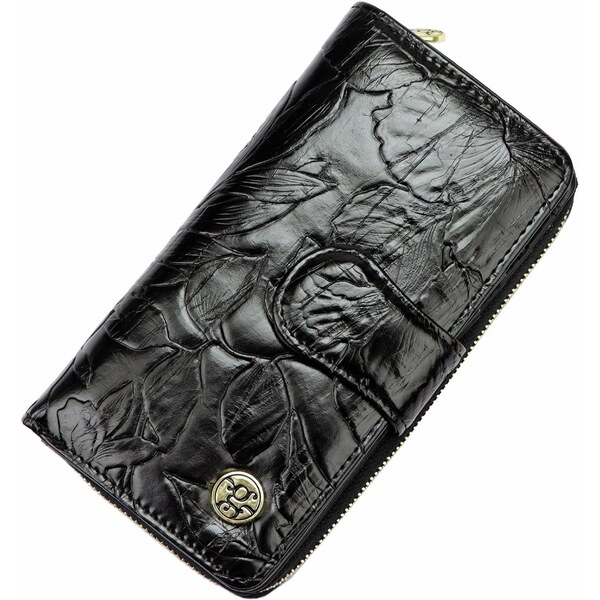 Dámska kožená peňaženka čierna - Gregorio Astalla čierna 48558506