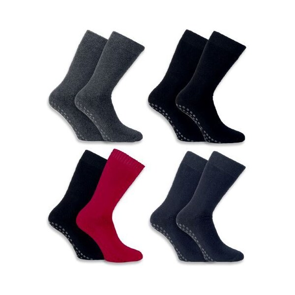 Teplé protišmykové ponožky TRENDY SOCKS náhodný mix 35-38 2 páry 47774167