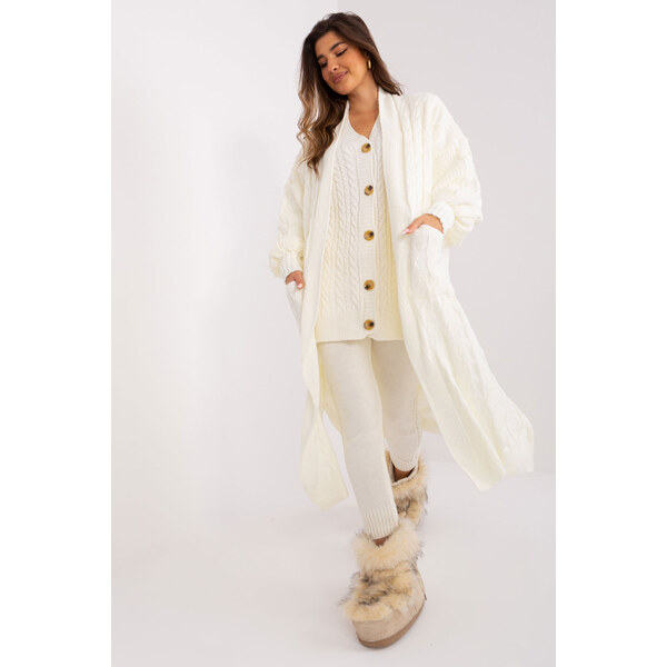 Glara Dlhý kardigan z vlny 47783983