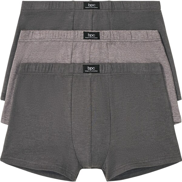 bonprix Boxerky s bavlnou (3 ks), farba šedá 47784412
