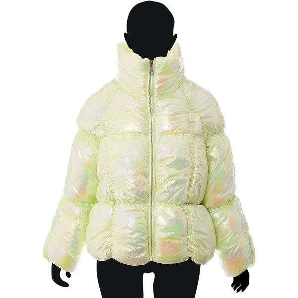 Due Linee Dámska zimná bunda perleťová zelená 27541973