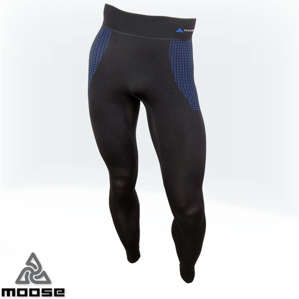 SPEED PANTS LSL MEN seamless polokompresná termobielizeň Moose Modrá 52601244