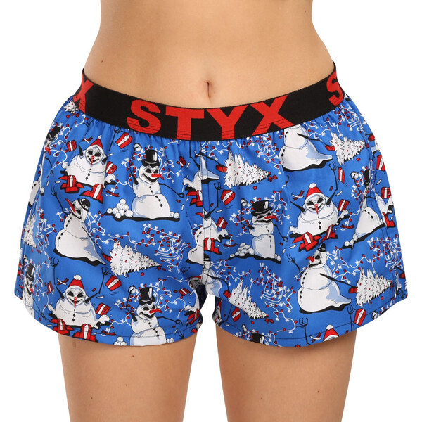 3PACK dámske trenky Styx art športová guma viacfarebné (3T17134) 47876702