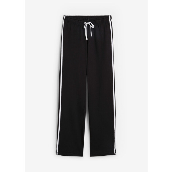 bonprix Tepláky z čistej bavlny, farba čierna 44740651