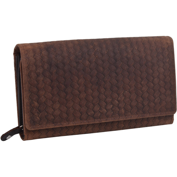Dámska kožená peňaženka MERCUCIO tmavohnedá 5111835 47885704