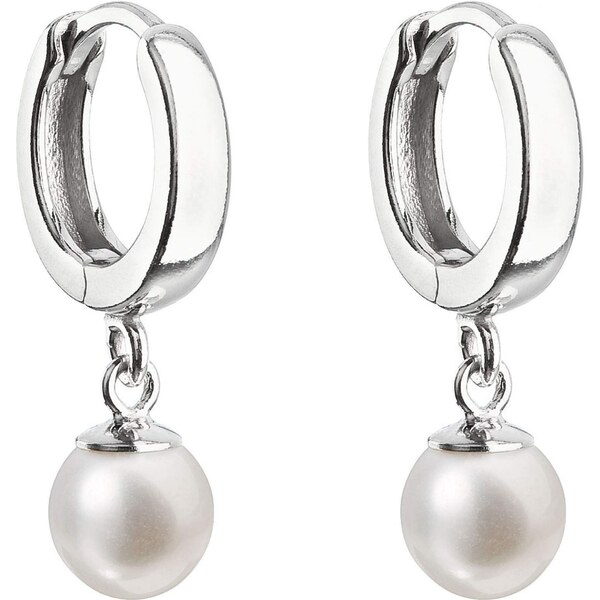 Evolution Group Strieborné kruhy s riečnymi perlami 21008.1 66590355