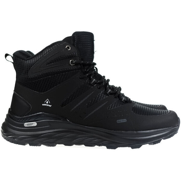 JOHN-C Pánske čierne outdoorové čižmy ANDORRA 47892900