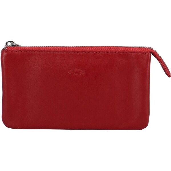 Dámska kožená listová kabelka červená - Katana Fandie červená 47896689