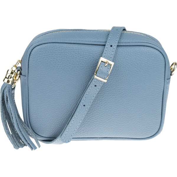 Modrá kožená talianska crossbody kabelka Bala Celeste NovaKabelka.sk 47897413