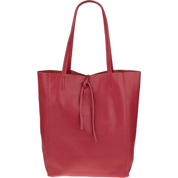 Červená kožená talianska kabelka Annalisa Rossa Scura NovaKabelka.sk 47897415