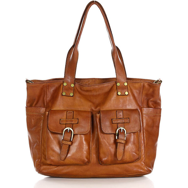 Marco Mazzini handmade MARCO MAZZINI Kožená shopper taška na rameno XL 47897620