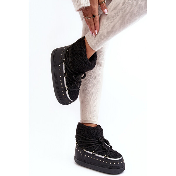 Dámske snehové topánky model 188648 Black - SEASTAR 49790599