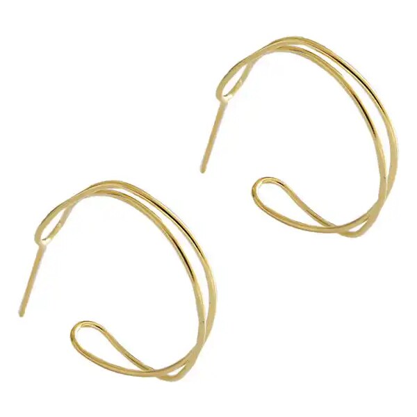 MAJYA Strieborné náušnice KIARA pozlátené 10801 64581816