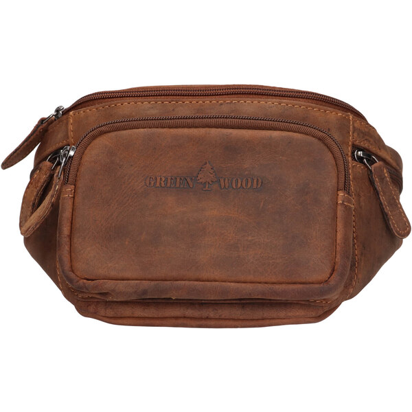 Pánska kožená ľadvinka Greenwood Terras - koňak 48227303