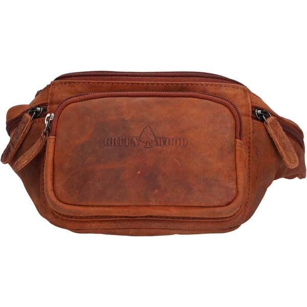 Pánska kožená ľadvinka Greenwood Terras - svetlo hnedá 48199312