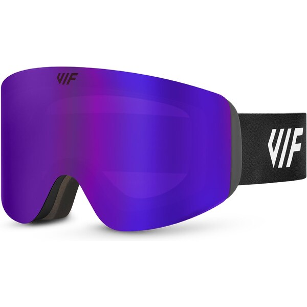 Lyžiarske a snowboardové okuliare VIF SKI & SNB Black x Purple 50151012