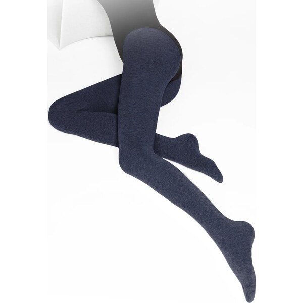 Čierne silonky z vlny Gatta Touch Of Wool 47952729