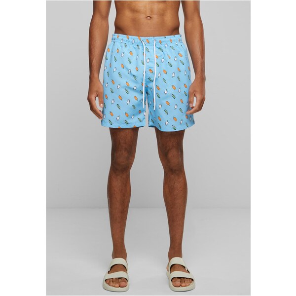 Urban Classics Swimsuit with light blue/ice pattern 61028087