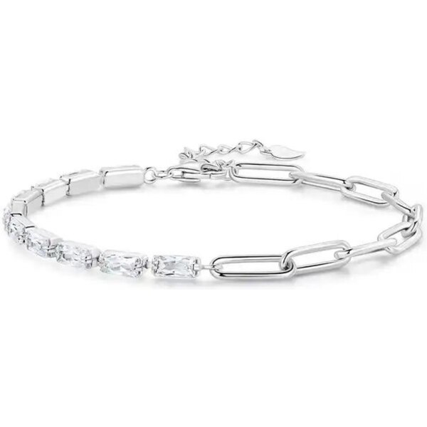 Olivie Strieborný geometrický náramok 8227 47978650