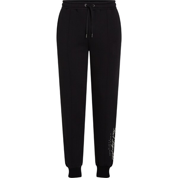 Karl Lagerfeld Nohavice Hotel Karl Pintuck čierna / biela 54270075