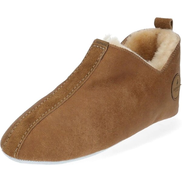 SHEPHERD Papuče Lina hnedá 65642628