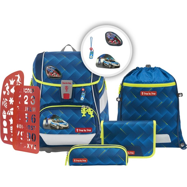 Step by Step Školní aktovka/batoh 2V1 pro prvňáčky – 6dílný set Hrdina 47993893