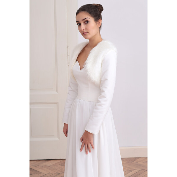 Glara Bolerko s umelou kožušinou 49330251