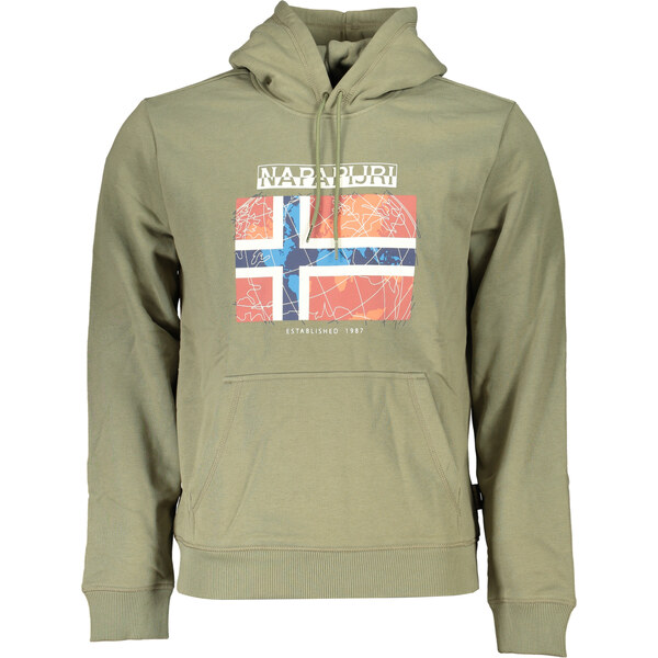 Zelená mikina Napapijri bez zipsu 64712503