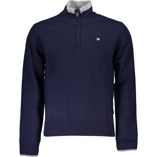 Modrý sveter Napapijri pre mužov 64704840