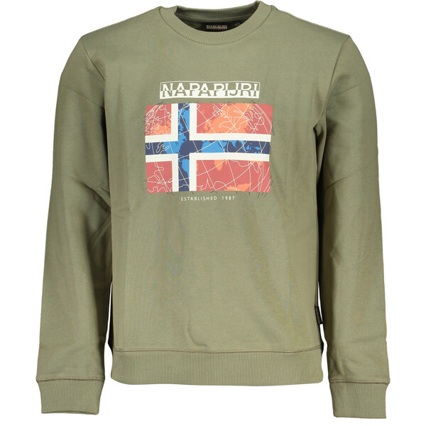 Zelená pánska mikina Napapijri 64707377