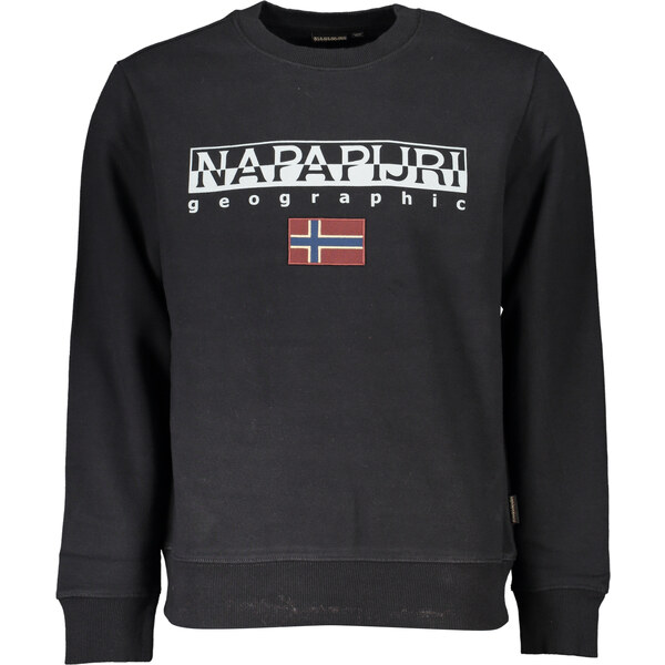 NAPAPIJRI MENS BLACK ZIPLESS SWEATSHIRT 65358563