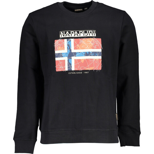 Čierna mikina Napapijri bez zipsu 64706782