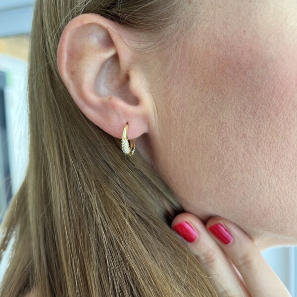 MAJYA Strieborné náušnice RACHEL pozlátené 10377 64581511