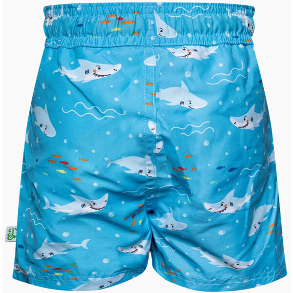 Veselé chlapčenské plavky Dedoles Biely žralok (D-K-SCL-S-SSH-C-1263) 48023027