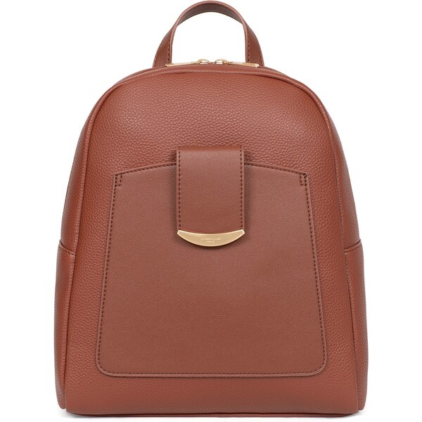 Hexagona Elegantný dámsky batoh Hexagon Liniz - hnedá 48200962