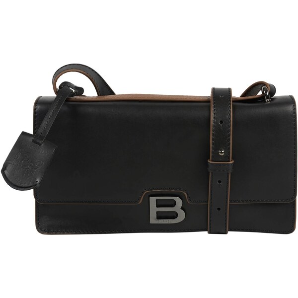 Dámska kožená crossbody kabelka Burkely Meghane - čierna 48201091