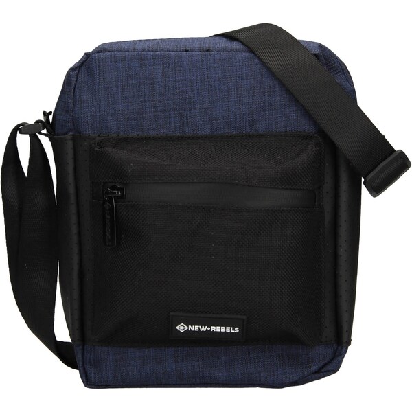 Pánska taška cez rameno New Rebels Edmon - čierno-modrá 48201400