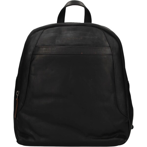 Kožený batoh Justified Divelo - čierna 48201606