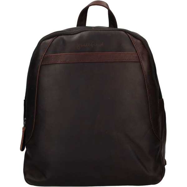 Kožený batoh Justified Divelo - hnedá 48201608