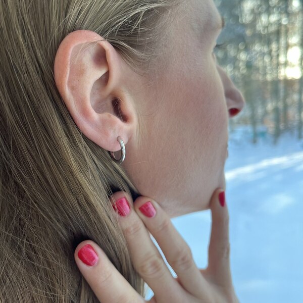 MAJYA Strieborné náušnice KARIN 14 mm 10440 64581540