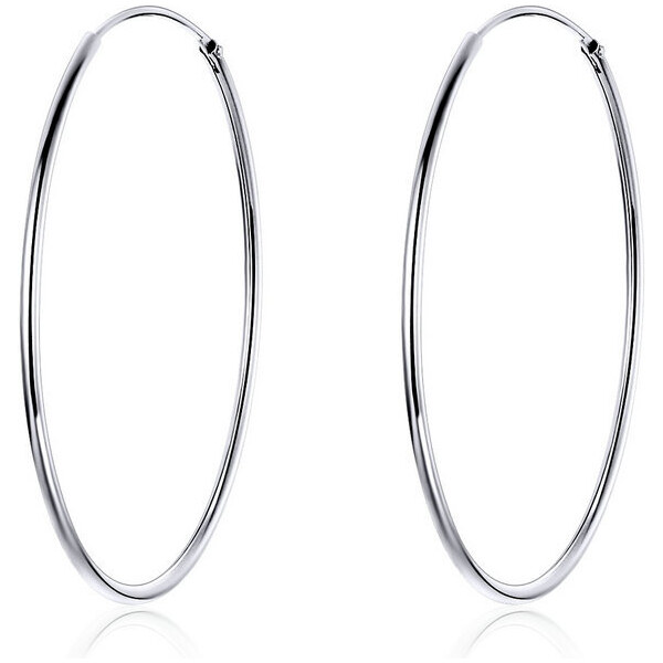 Ligot Strieborné náušnice kruhy 4 cm 48035176