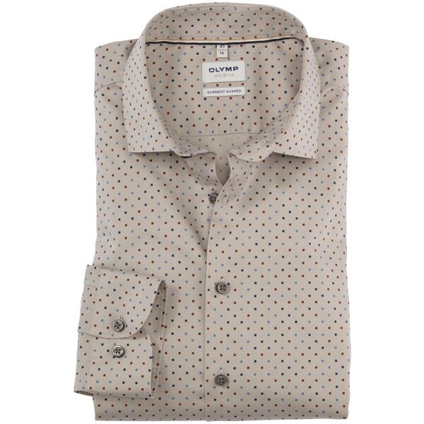 Pánska twillová košeľa OLYMP body fit 48046956